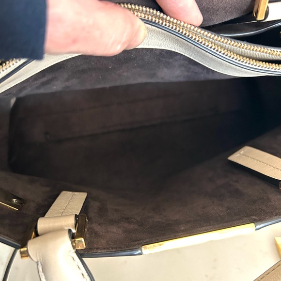 MICHAEL KORS COLLECTION Bette Satchel w/Crossbody Strap Python Embossing - Picture 12 of 16